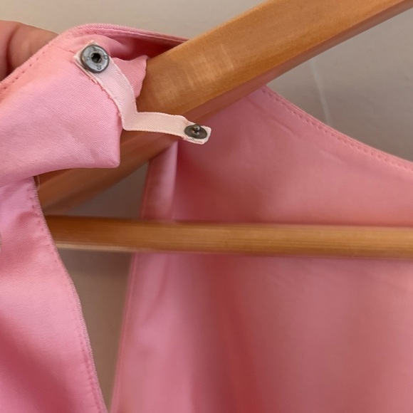 Classic Ann Taylor Blush Pink Silk Sheath Dress - Picture 6 of 7